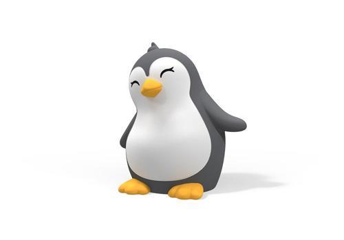 Silikon Şarjlı Gece Lambası Penguen