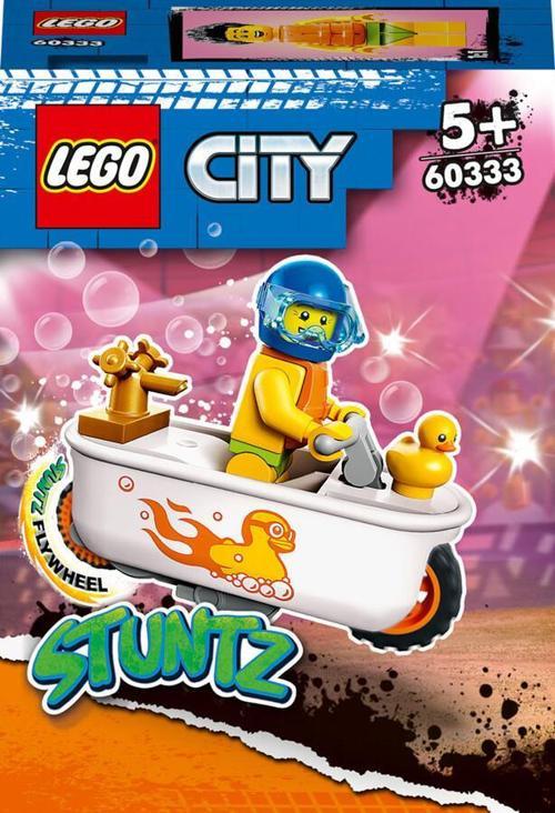 City 60333 Bathtub Stunt Bike +5 Yaş (14 Parça)