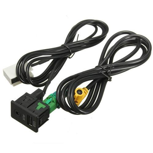 Bmw 3 5 Serisi E87 E90 E91 E92 X5 X6 ile Uyumlu Aux Usb Kablosu Sku24