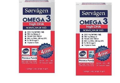Omega 3 High Dha 50 Kapsül x 2 adet