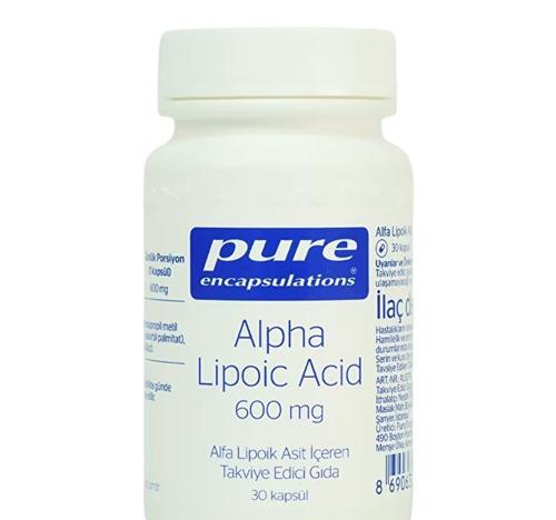 Alpha Lipoic Acid 600 mg 30 Kapsül