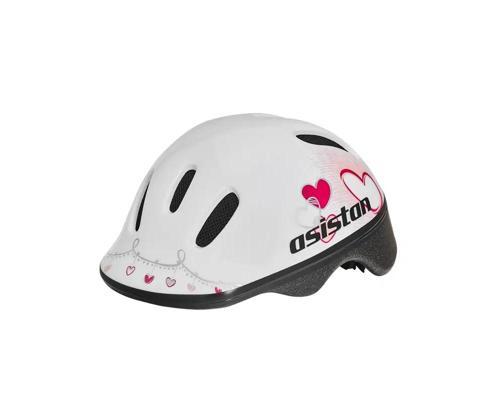 Bisiklet Çocuk Kaskı XXS 44-48cm Beyaz Pembe Cape H2