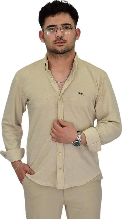Erkek Likralı Spor Silim Fit Gömlek BGL-ST04333