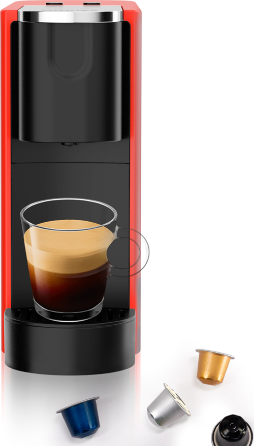 Ox-pro Kırmızı Espresso Kapsül Kahve Makinesi