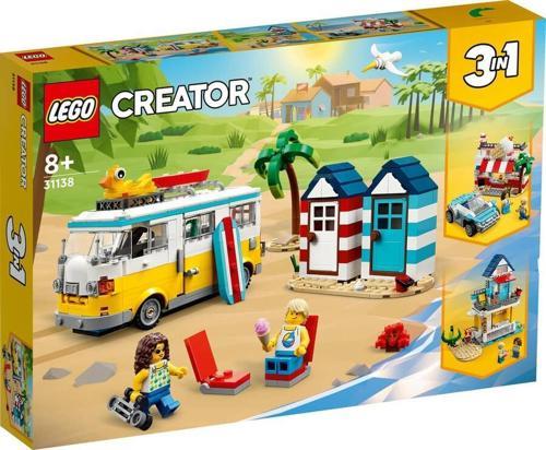 Creator 31138 Beach Camper Van +8 Yaş (556 Parça)