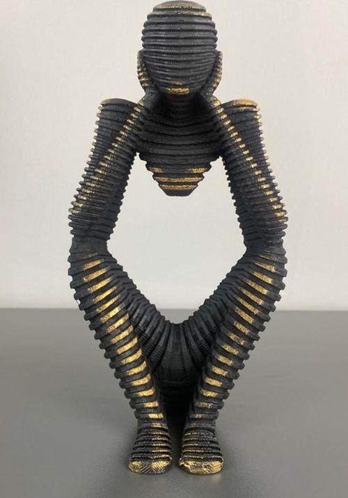 Thinker Temalı Tif Obje