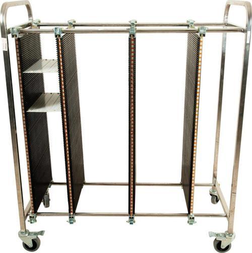 ESD PCB Tablası Taşıma Arabası 100 Slotlu, 1200x550x1380mm