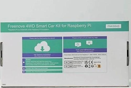 Raspberry Pi 4 B 3 B+ B A+ için Freenove 4WD Akıllı Araç Kiti Mecanum Wheels