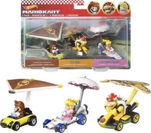 Süper Mario Karakter Arabası 3'lü Paket