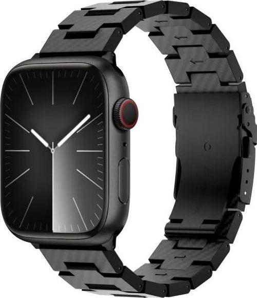 Karbon Bant Uyumlu Apple Watch Karbon Fiber Kordon