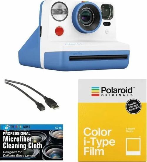Polaroid Now Anında Film Kamerası + Film + Bez