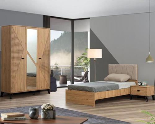 Noce Genç Odası - 3 Kapılı Dolap, Karyola, Komodin