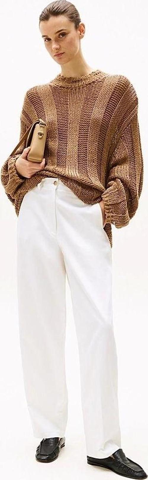 COTTON BARREL RELAXED STR CHINO