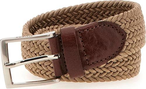 Erkek Kahverengi Sosa Sabit Deri Kemer 35 mm