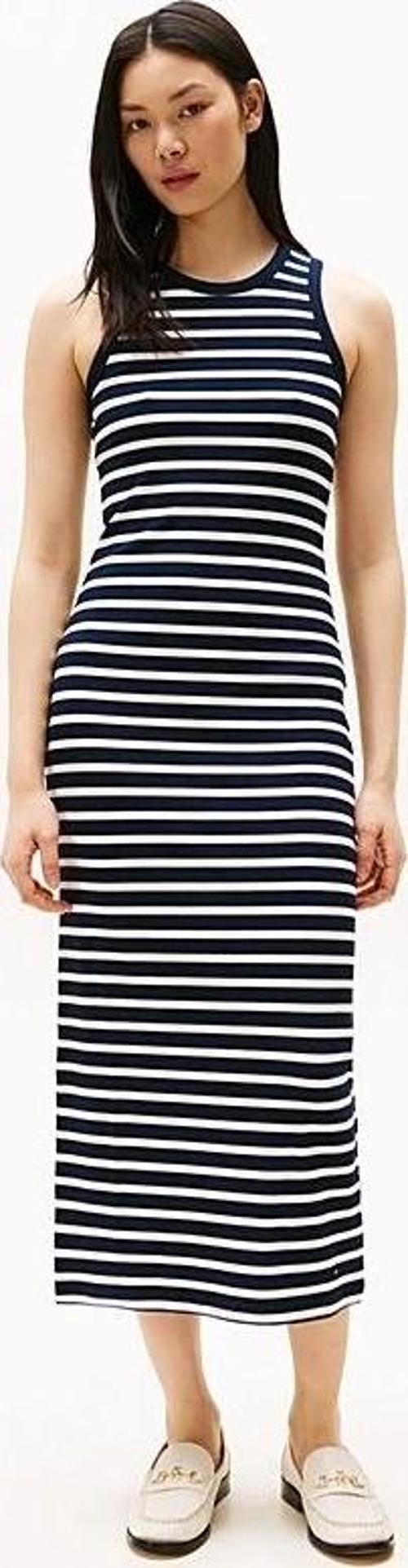 SLIM 5X2 RIB MIDI DRESS NS