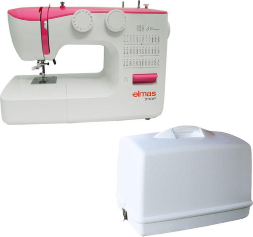 990P Dikiş Makinesi (Uzatma Tabla Hediyeli) - Pembe - Çantalı