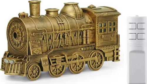 Tren Şeklinde Buharlı Oda Hava Nemlendirici Işık Buhar Makinesi Kumandalı