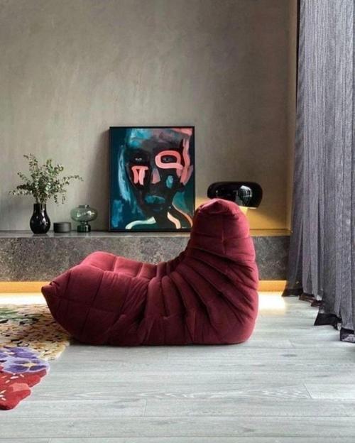 Edsy Puffer Reklax Bordo Berjer