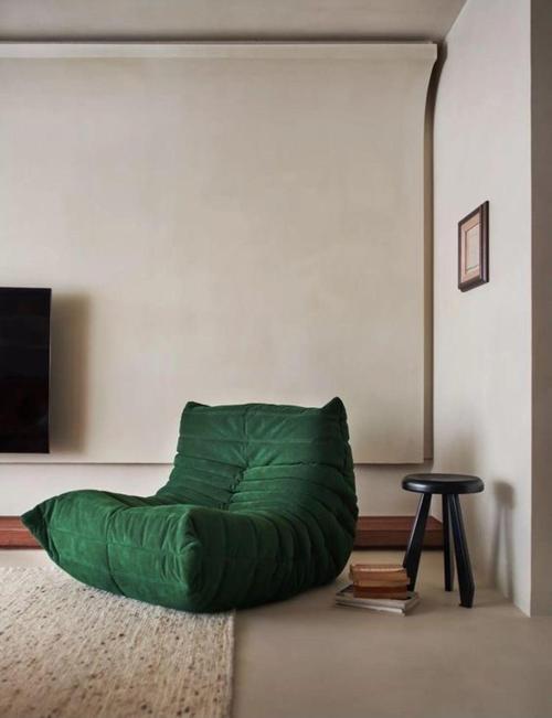 Edsy Puffer Relax Yeşil Berjer