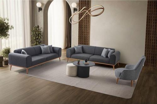 Rebul 3+3+1 Koltuk Takımı Antrasit