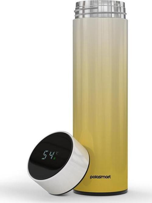 PSH01 Dijital Göstergeli Termos 500 ml Gold