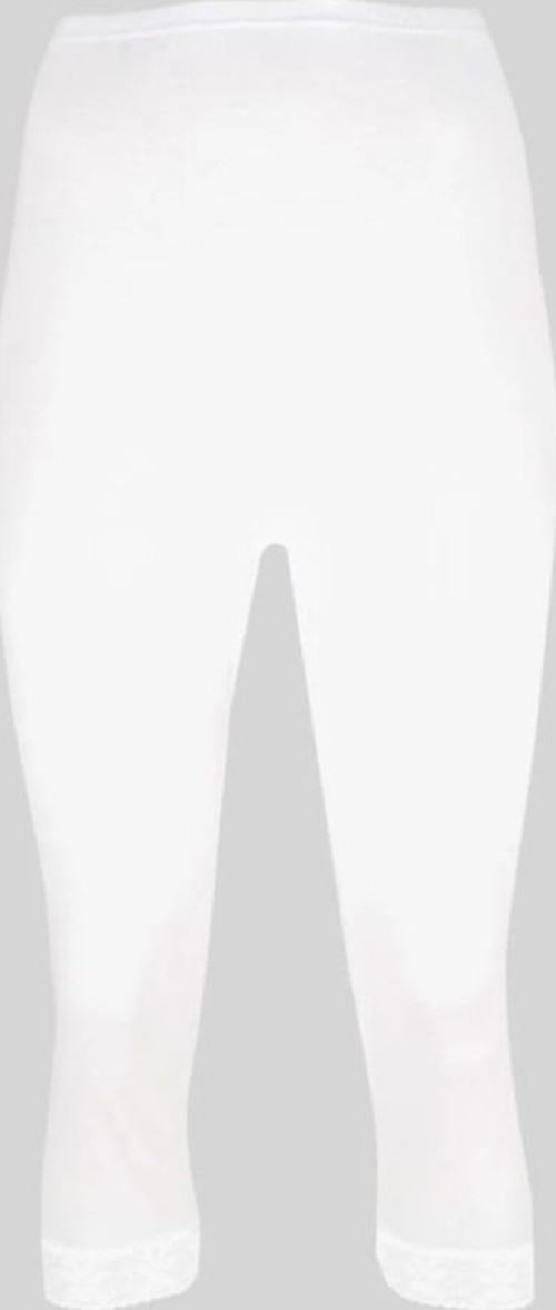 237 KADIN RİBANA DANTELLİ DİZALTI TAYT 12 ADET