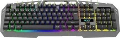 Okw213 Gri Rgb Rainbow Backlit Gaming Keyboard Rainbow Kablolu Klavye Kablo Uzunluğu 1,5 Metre