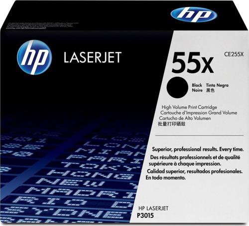 55X Black Siyah 12.500 Sayfa Kapasiteli Yüksek Kapasite Toner Ce255X