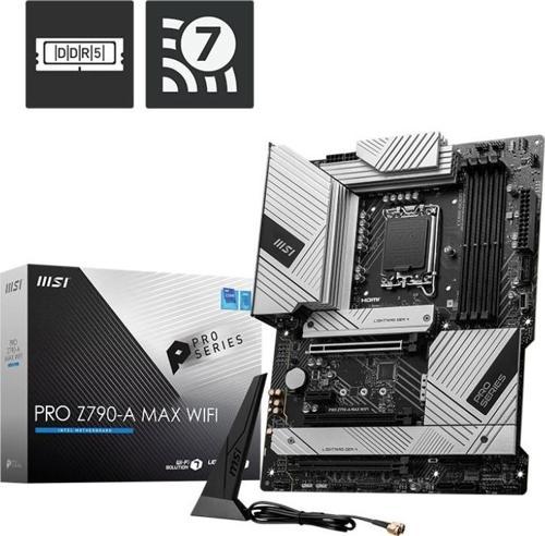 Msi Pro Z790-A Max Wifi Ddr5 İntel Z790 Soket 1700 Ddr5 7800(Oc)Mhz Atx Gaming (Oyuncu) Anakart