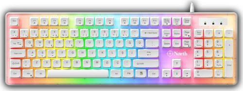 Paladin Mekanik Hisli Türkçe Rgb Beyaz Premium Gaming Kablolu Klavye