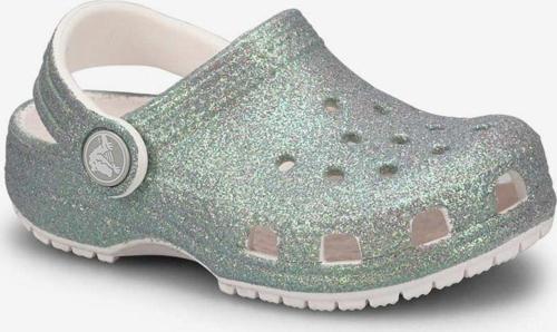 210985-100 Classic Iridescent Glitter Cgt &amp;ccedil;ocuk Terlik Gri