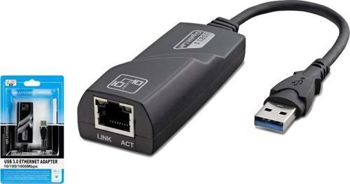 Hdx5265 Usb3.0 Ethernet Card 10-100-1000 Mbps Siyah