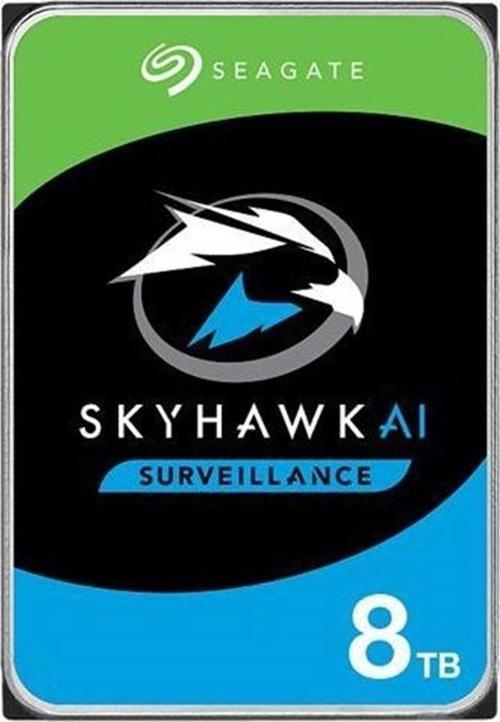 8Tb St8000Ve001 Skyhawk 256Mb 3.5” Sata 3 7200Rpm 7-24 Güvenlik Harddisk