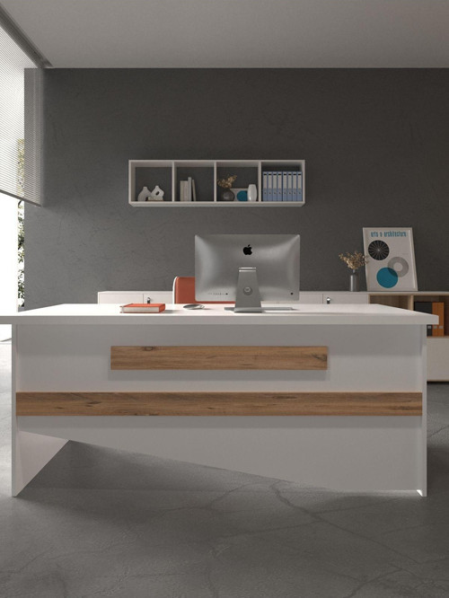 Festival Ofis Masası - OFİS-10-1-6-160X90 Beyaz - Çam