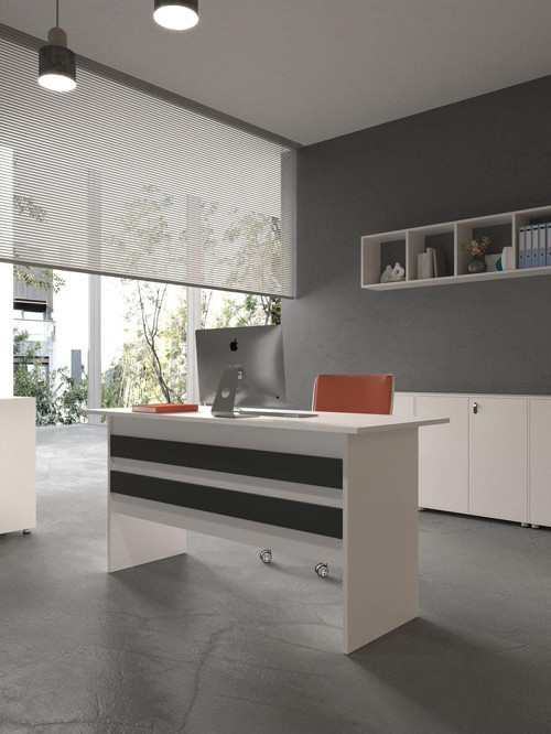 Festival Ofis Masası - OFİS-1-1-4-180X90 Beyaz - Antrasit