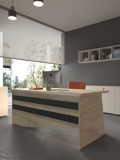 Festival Ofis Masası - OFİS-4-8-4-160X90 Beyaz - Antrasit