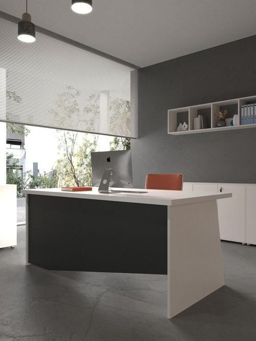 Festival Ofis Masası - OFİS-5-1-4-180X75 Beyaz - Antrasit