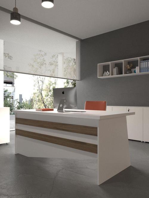 Festival Ofis Masası - OFİS-4-1-2-160X90 Beyaz - Ceviz