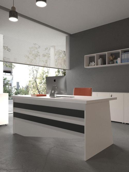 Festival Ofis Masası - OFİS-4-1-4-120X90 Beyaz - Antrasit