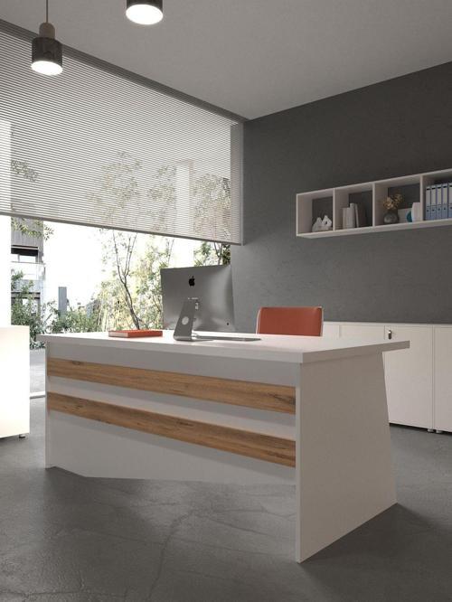 Festival Ofis Masası - OFİS-4-1-6-180X75 Beyaz - Çam
