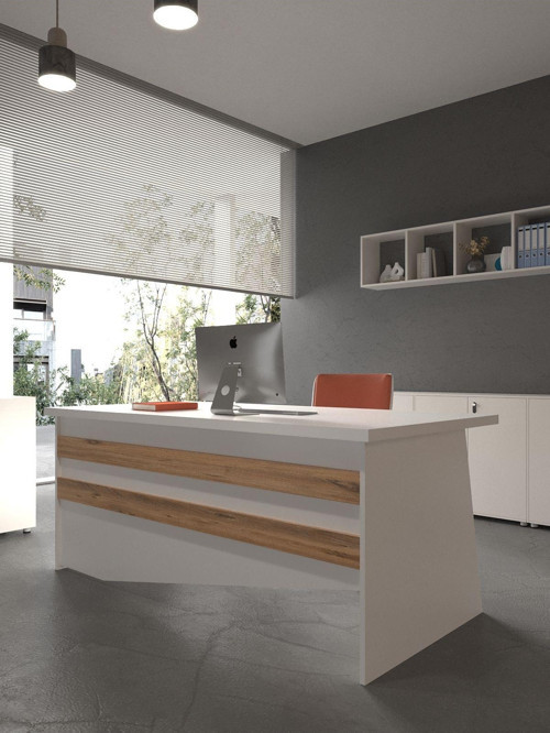 Festival Ofis Masası - OFİS-4-1-6-180X90 Beyaz - Çam