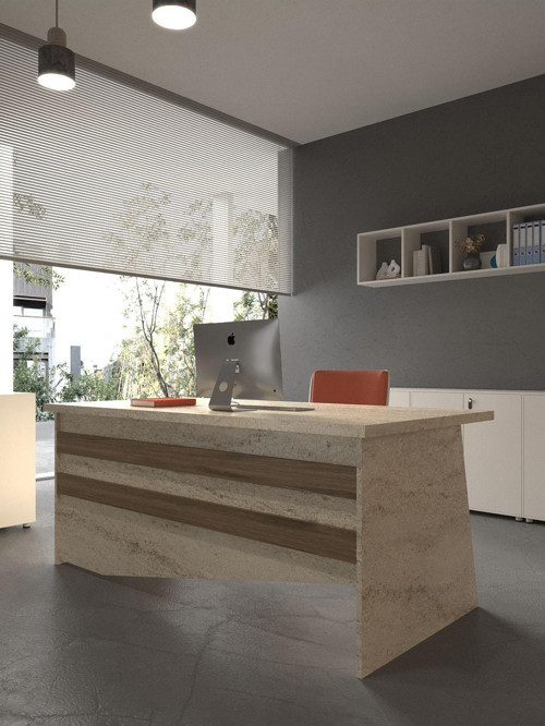Festival Ofis Masası - OFİS-4-8-2-140X90 Beyaz - Ceviz