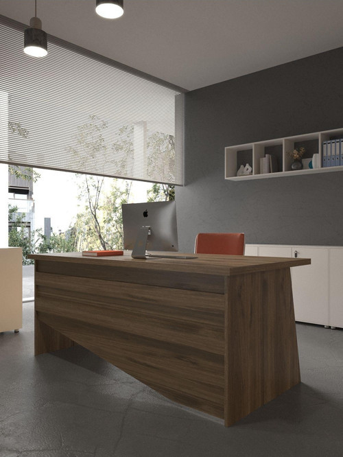 Festival Ofis Masası - OFİS-6-2-2-120X90 Beyaz - Ceviz