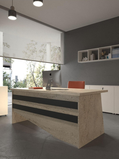 Festival Ofis Masası - OFİS-6-8-4-180X90 Beyaz - Antrasit