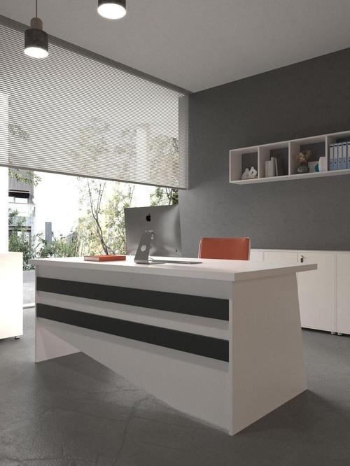 Festival Ofis Masası - OFİS-6-1-4-120X90 Beyaz - Antrasit