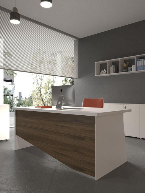 Festival Ofis Masası - OFİS-7-1-2-120X90 Beyaz - Ceviz
