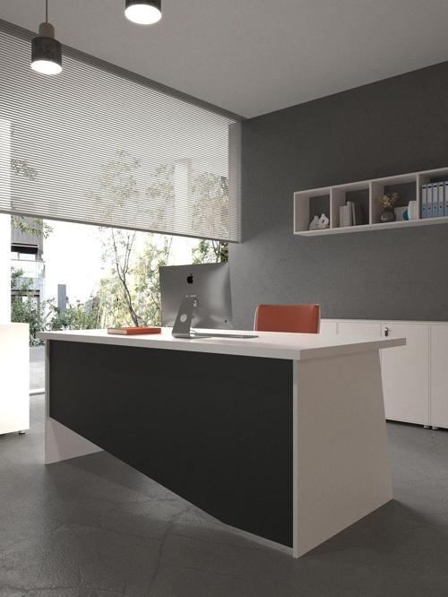 Festival Ofis Masası - OFİS-7-1-4-180X75 Beyaz - Antrasit