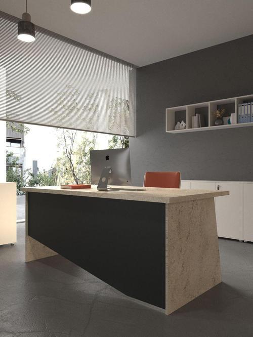 Festival Ofis Masası - OFİS-7-8-4-180X75 Beyaz - Antrasit