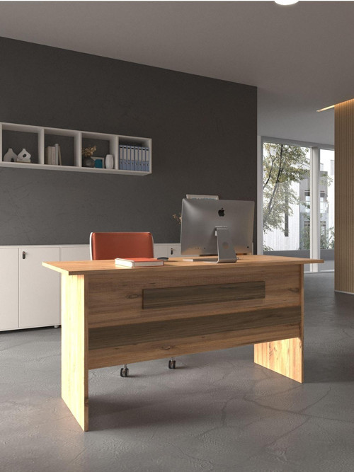 Festival Ofis Masası - OFİS-8-6-2-140X75 Beyaz - Ceviz