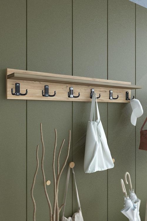 Portmanto Duvar Askılığı Elbise Askılığı ASKI-006-6-2 - 80 cm